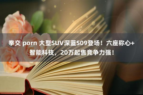 拳交 porn 大型SUV深蓝S09登场！六座称心+智能科技，20万起售竞争力强！