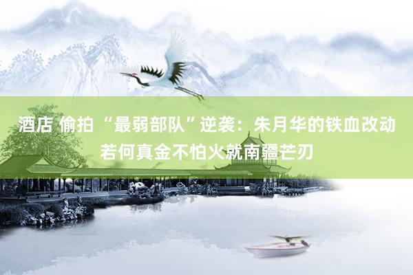 酒店 偷拍 “最弱部队”逆袭：朱月华的铁血改动若何真金不怕火就南疆芒刃