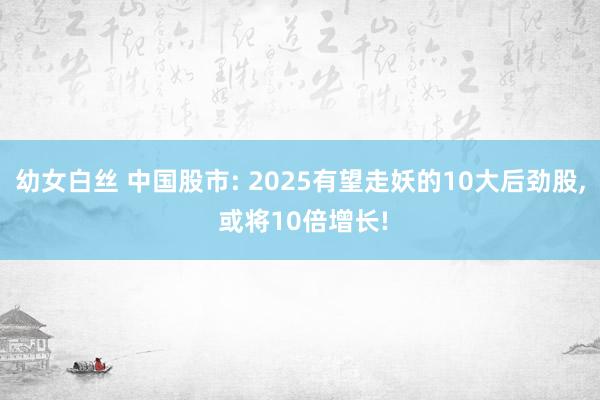 幼女白丝 中国股市: 2025有望走妖的10大后劲股, 或将10倍增长!