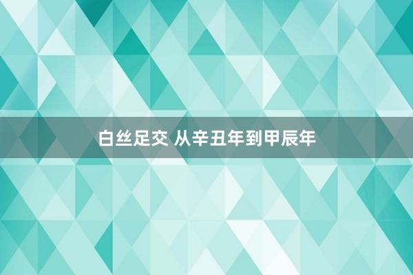白丝足交 从辛丑年到甲辰年